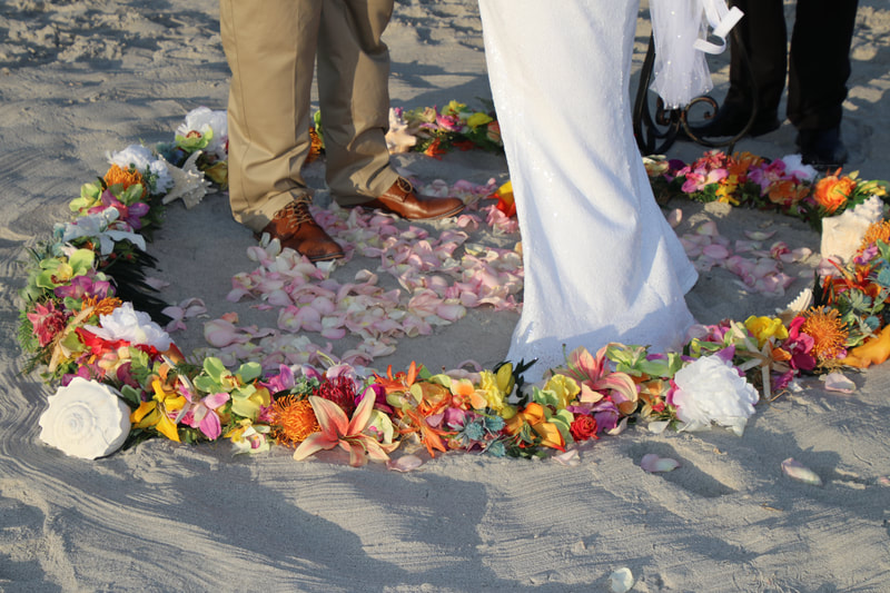 cocoa beach weddings, elope cocoa beach, cocoa beach florist, surfside wedding chapel, cocoa beach officiant, Florida beach weddings, 