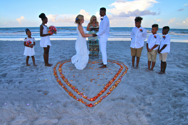 cocoa beach weddings, elope cocoa beach, cocoa beach florist, surfside wedding chapel, cocoa beach officiant, Florida beach weddings, 